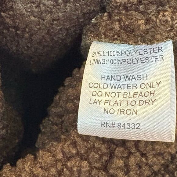 Rebecca Elliot Metallic Gold And Brown Hooded Jacket Size Small - Picture 6 of 6